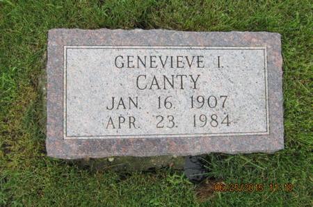 CANTY, GENEVIEVE I - Dallas County, Iowa | GENEVIEVE I CANTY 