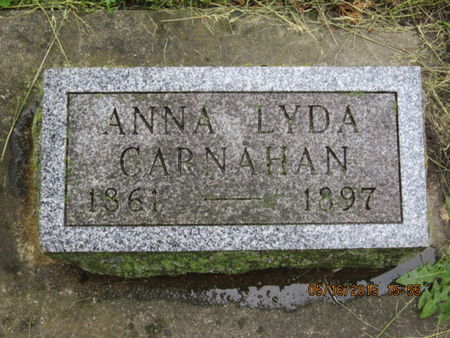 CARNAHAN, ANNA LYDA - Dallas County, Iowa | ANNA LYDA CARNAHAN 