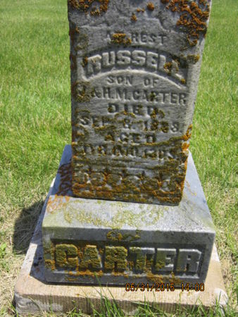 CARTER, RUSSELL - Dallas County, Iowa | RUSSELL CARTER 