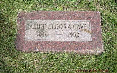 CAVE, ALICE ELDORA - Dallas County, Iowa | ALICE ELDORA CAVE 