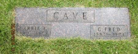 CAVE, C FRED - Dallas County, Iowa | C FRED CAVE 