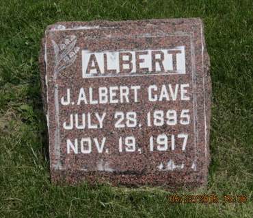 CAVE, J ALBERT - Dallas County, Iowa | J ALBERT CAVE 
