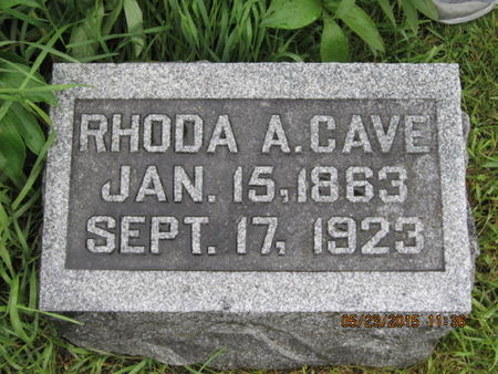CAVE, RHODA A - Dallas County, Iowa | RHODA A CAVE 