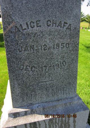 CHAFA, ALICE - Dallas County, Iowa | ALICE CHAFA 