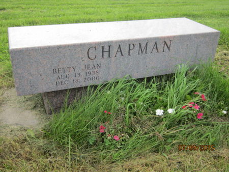 CHAPMAN, BETTY JEAN - Dallas County, Iowa | BETTY JEAN CHAPMAN 