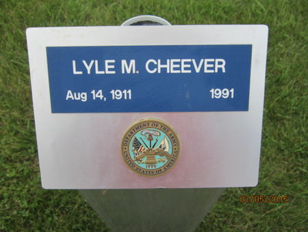 CHEEVER, LYLE M - Dallas County, Iowa | LYLE M CHEEVER 