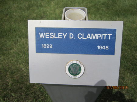 CLAMPITT, WESLEY D - Dallas County, Iowa | WESLEY D CLAMPITT 