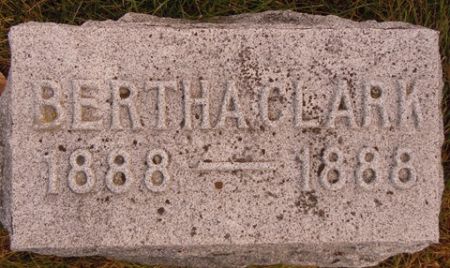 CLARK, BERTHA - Dallas County, Iowa | BERTHA CLARK 