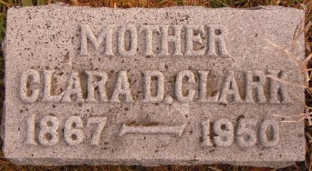 CLARK, CLARA D. - Dallas County, Iowa | CLARA D. CLARK 