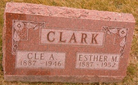 CLARK, ESTHER M. - Dallas County, Iowa | ESTHER M. CLARK 