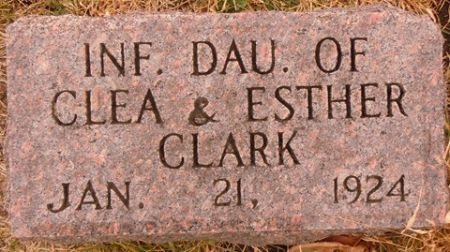 CLARK, INFANT DAUGHTER - Dallas County, Iowa | INFANT DAUGHTER CLARK 