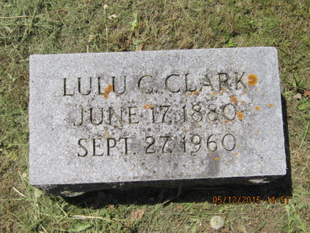 CLARK, LULU C - Dallas County, Iowa | LULU C CLARK 