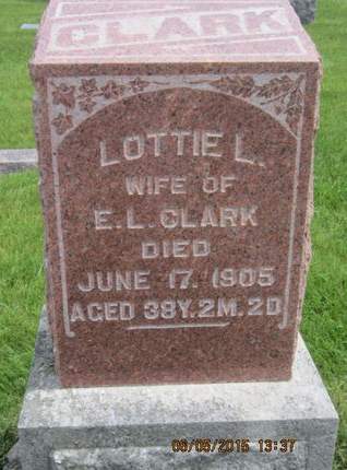 CLARK, LOTTIE L - Dallas County, Iowa | LOTTIE L CLARK 