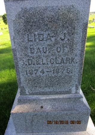 CLARK, LIDA J - Dallas County, Iowa | LIDA J CLARK 