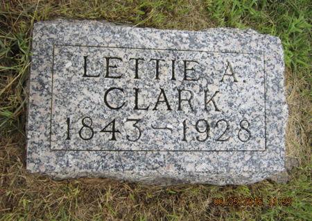 CLARK, LETTIE A - Dallas County, Iowa | LETTIE A CLARK 