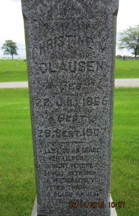 CLAUSEN, CHRISTINE M - Dallas County, Iowa | CHRISTINE M CLAUSEN 