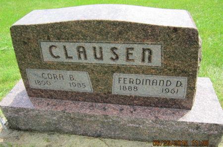 CLAUSEN, FERDINAND D - Dallas County, Iowa | FERDINAND D CLAUSEN 