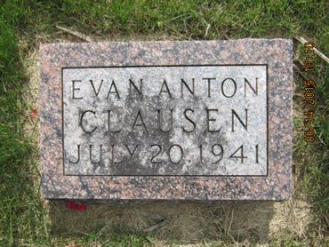 CLAUSEN, EVAN ANTON - Dallas County, Iowa | EVAN ANTON CLAUSEN 