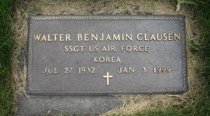 CLAUSEN, WALTER BENJAMIN - Dallas County, Iowa | WALTER BENJAMIN CLAUSEN 