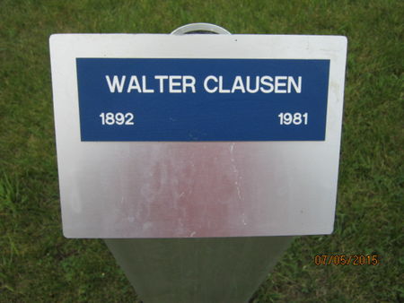 CLAUSEN, WALTER - Dallas County, Iowa | WALTER CLAUSEN 