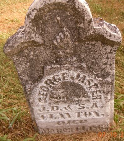 CLAYTON, GEORGE JASPER - Dallas County, Iowa | GEORGE JASPER CLAYTON 