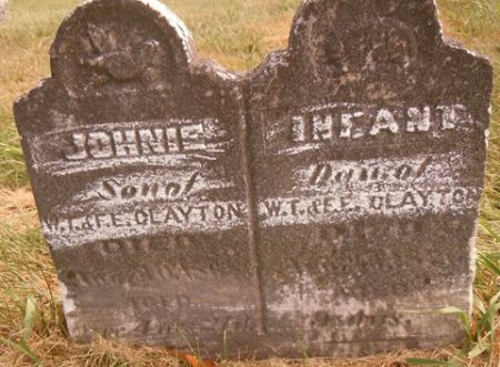 CLAYTON, INFANT DAUGHTER - Dallas County, Iowa | INFANT DAUGHTER CLAYTON 