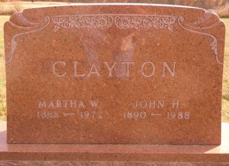 CLAYTON, MARTHA W. - Dallas County, Iowa | MARTHA W. CLAYTON 