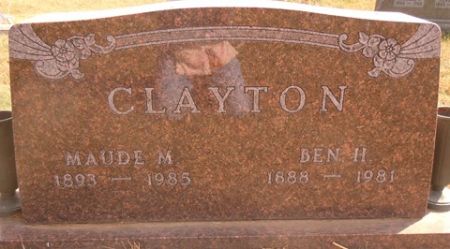 CLAYTON, BEN H. - Dallas County, Iowa | BEN H. CLAYTON 