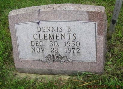 CLEMENTS, DENNIS B - Dallas County, Iowa | DENNIS B CLEMENTS 
