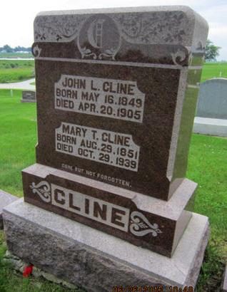 CLINE, MARY T - Dallas County, Iowa | MARY T CLINE 