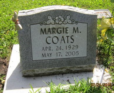 COATS, MARGIE M - Dallas County, Iowa | MARGIE M COATS 