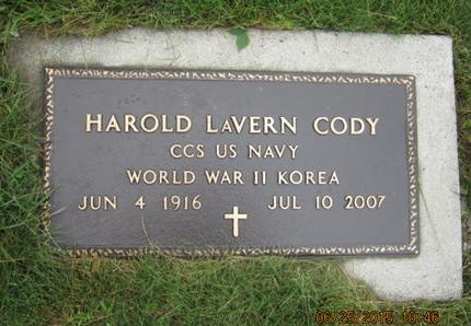 CODY, HAROLD LAVERN - Dallas County, Iowa | HAROLD LAVERN CODY 
