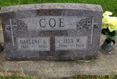 COE, JESS W - Dallas County, Iowa | JESS W COE 