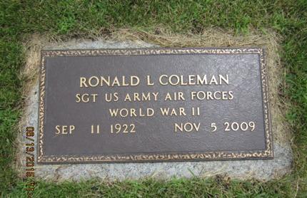 COLEMAN, RONALD L - Dallas County, Iowa | RONALD L COLEMAN 