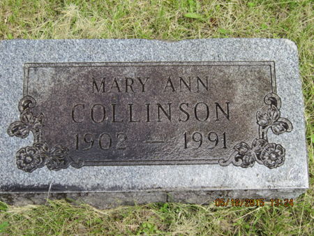 COLLINSON, MARY ANN - Dallas County, Iowa | MARY ANN COLLINSON 