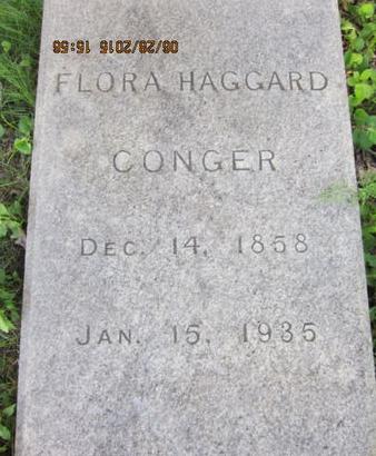 HAGGARD CONGER, FLORA - Dallas County, Iowa | FLORA HAGGARD CONGER 