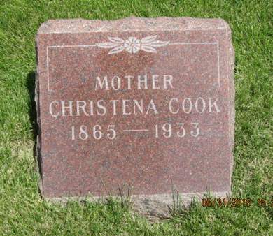COOK, CHRISTENA - Dallas County, Iowa | CHRISTENA COOK 