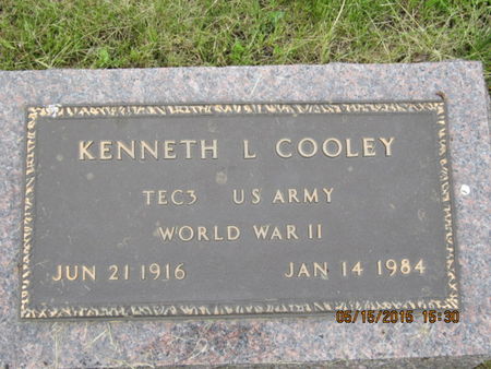 COOLEY, KENNETH L - Dallas County, Iowa | KENNETH L COOLEY 