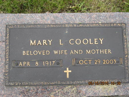 COOLEY, MARY L - Dallas County, Iowa | MARY L COOLEY 