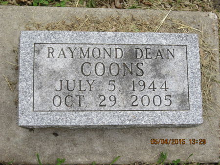 COONS, RAYMOND DEAN - Dallas County, Iowa | RAYMOND DEAN COONS 