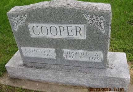 COOPER, HAROLD A - Dallas County, Iowa | HAROLD A COOPER 
