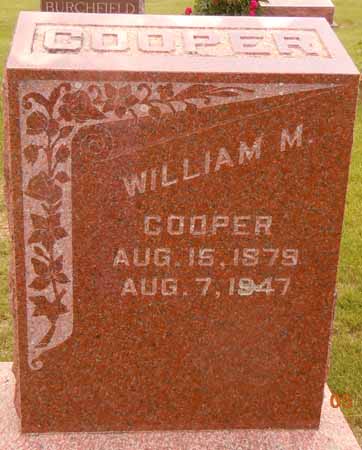 COOPER, WILLIAM M - Dallas County, Iowa | WILLIAM M COOPER 