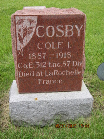 COSBY, COLE I - Dallas County, Iowa | COLE I COSBY 