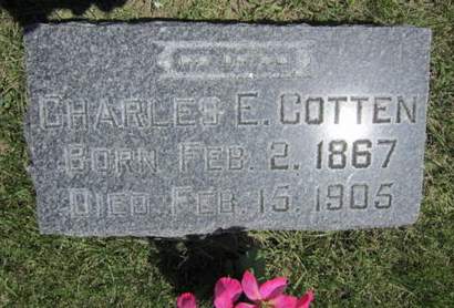 COTTEN, CHARLES E - Dallas County, Iowa | CHARLES E COTTEN 