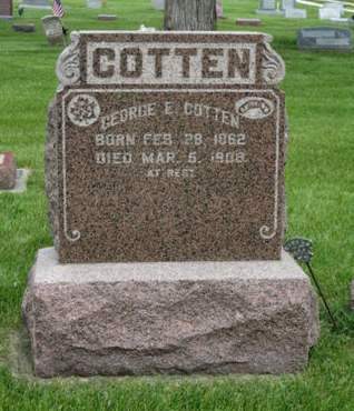 COTTEN, GEORGE E - Dallas County, Iowa | GEORGE E COTTEN 