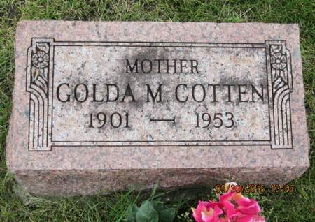 COTTEN, GOLDA M - Dallas County, Iowa | GOLDA M COTTEN 