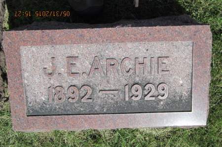 COULTER, J E ARCHIE - Dallas County, Iowa | J E ARCHIE COULTER 