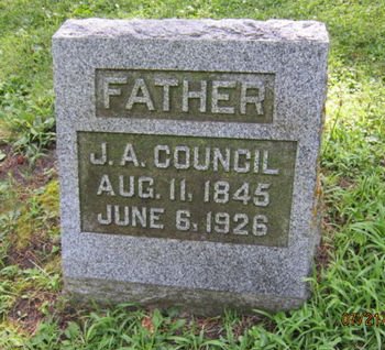 COUNCIL, J A - Dallas County, Iowa | J A COUNCIL 