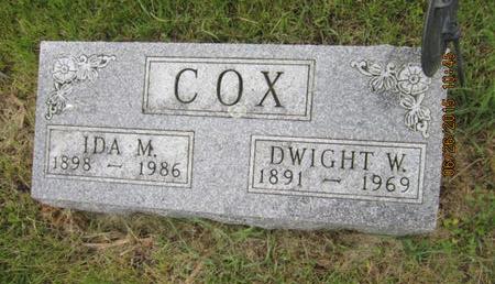 COX, DWIGHT W - Dallas County, Iowa | DWIGHT W COX 