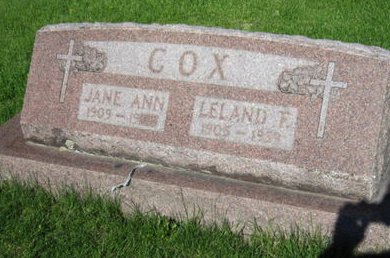 COX, JANE ANN - Dallas County, Iowa | JANE ANN COX 